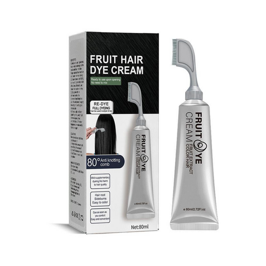 2-in-1 Natural Hair Dye Cream & Comb